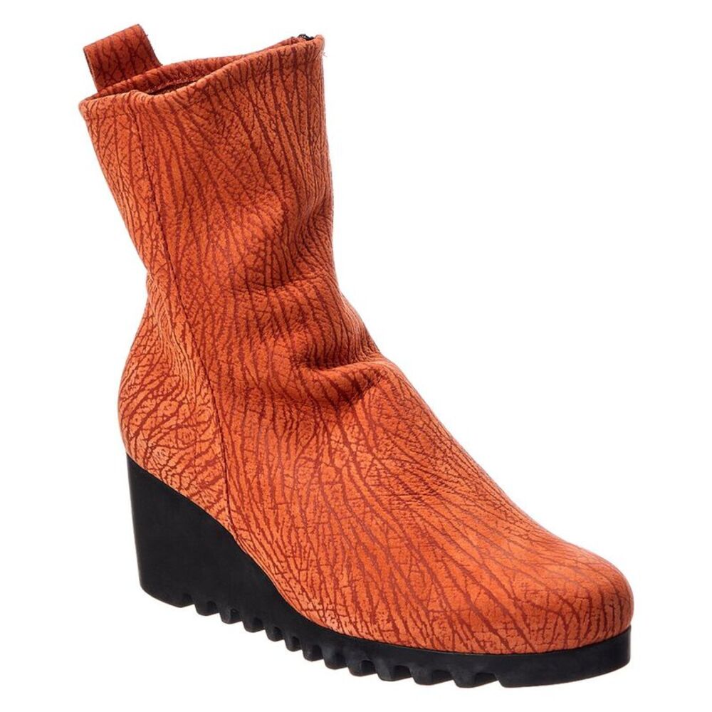 Arche Larazo Leather Boot, Orange